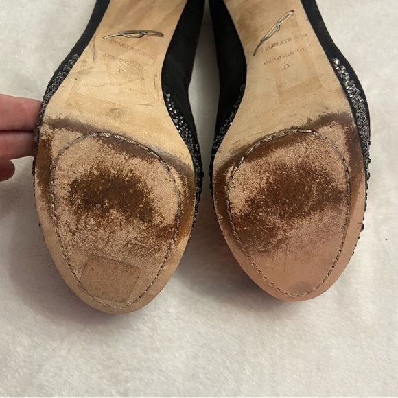 B Brian Atwood bea studded platform pumps rhinestone embellished - Picture 7 of 11